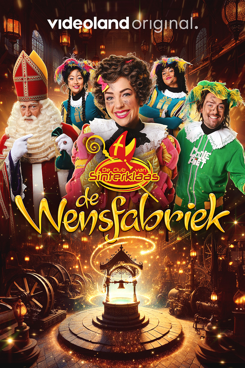 Filmposter De Wensfabriek — De Club van Sinterklaas bioscoopfilm